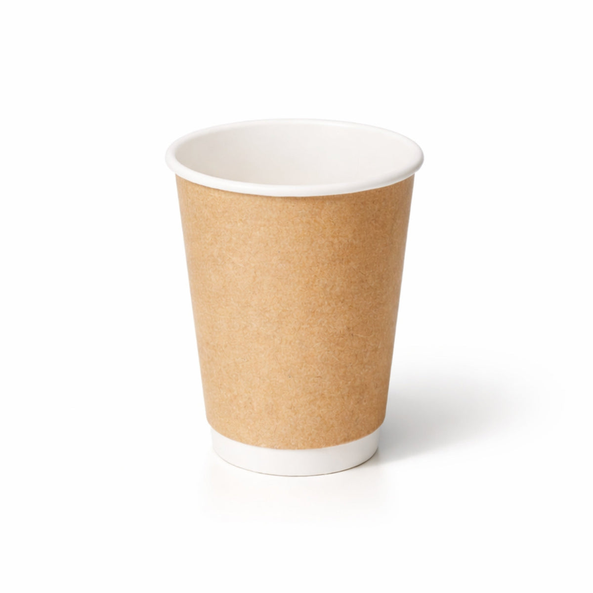 12oz Kraft Double Wall Paper Cups (500pcs)