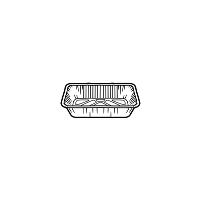 No 6A Foil Containers (500pcs)
