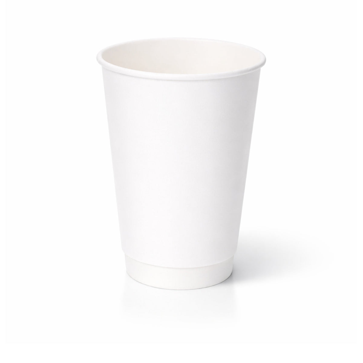 16oz White Double Wall Paper Cups (500pcs)