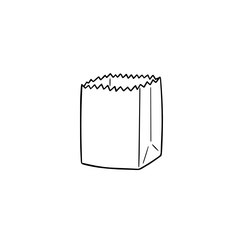 Strong Handless Grab Bags (100pcs) - Small