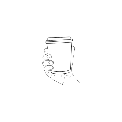 16oz White Double Wall Cups (500pcs)