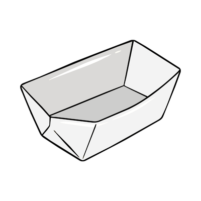 Kraft Open Food Trays — Medium (1000pcs)