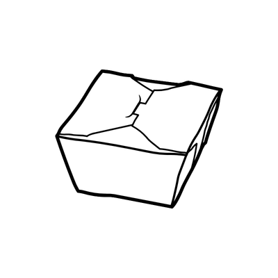 No 4 Kraft Food Container (150pcs)