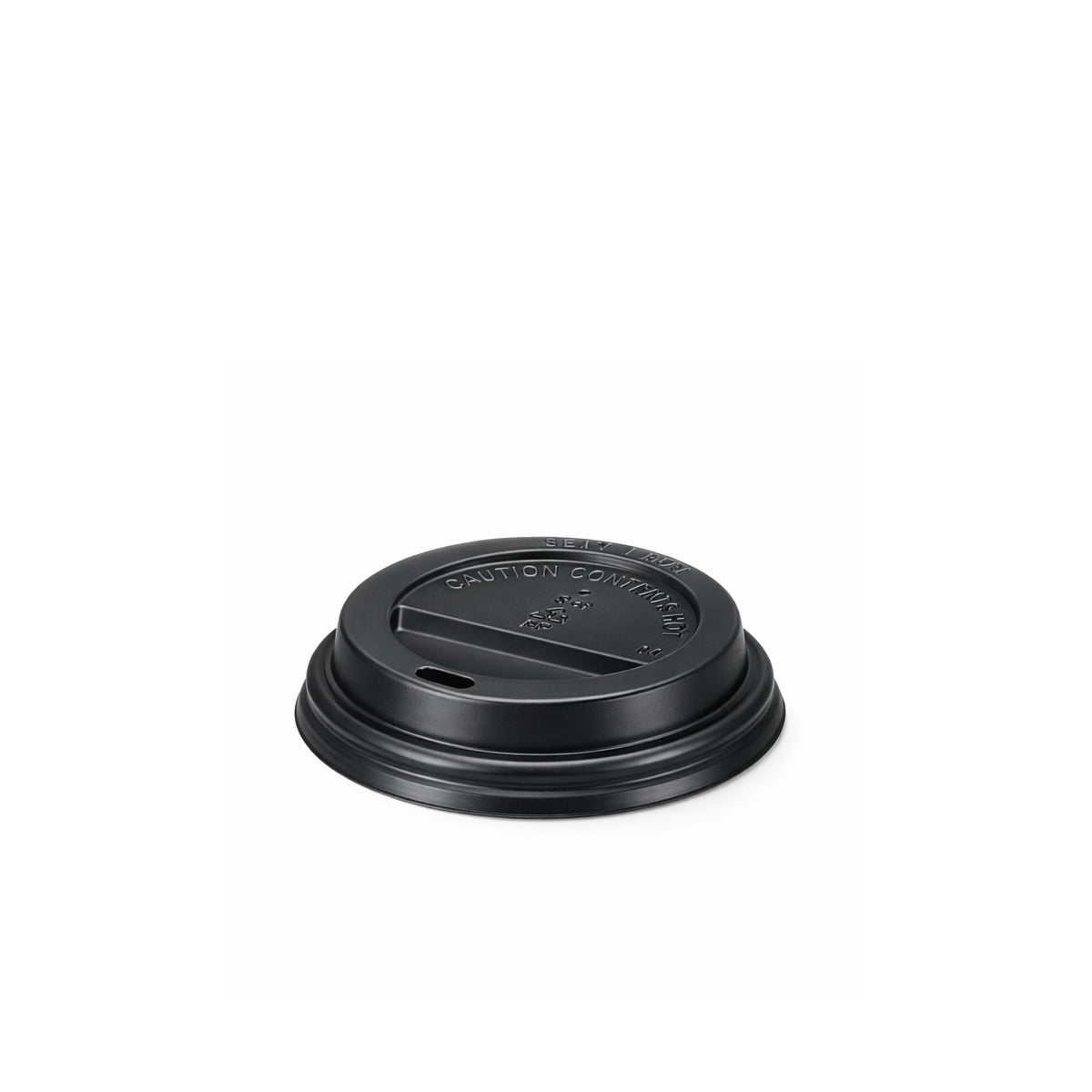 Black Domed Sip-through Lids For 4oz (1000pcs)