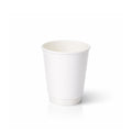 8oz White  Double Wall Paper Cups (500pcs)