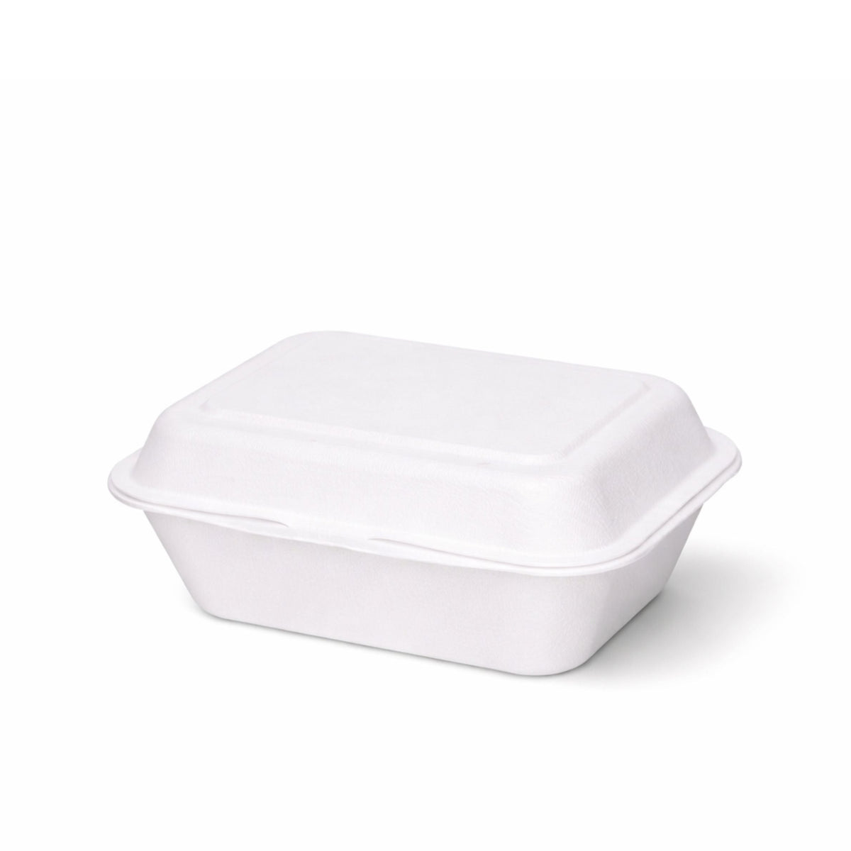 7" x 5" Bagasse Clamshell Boxes (500pcs)