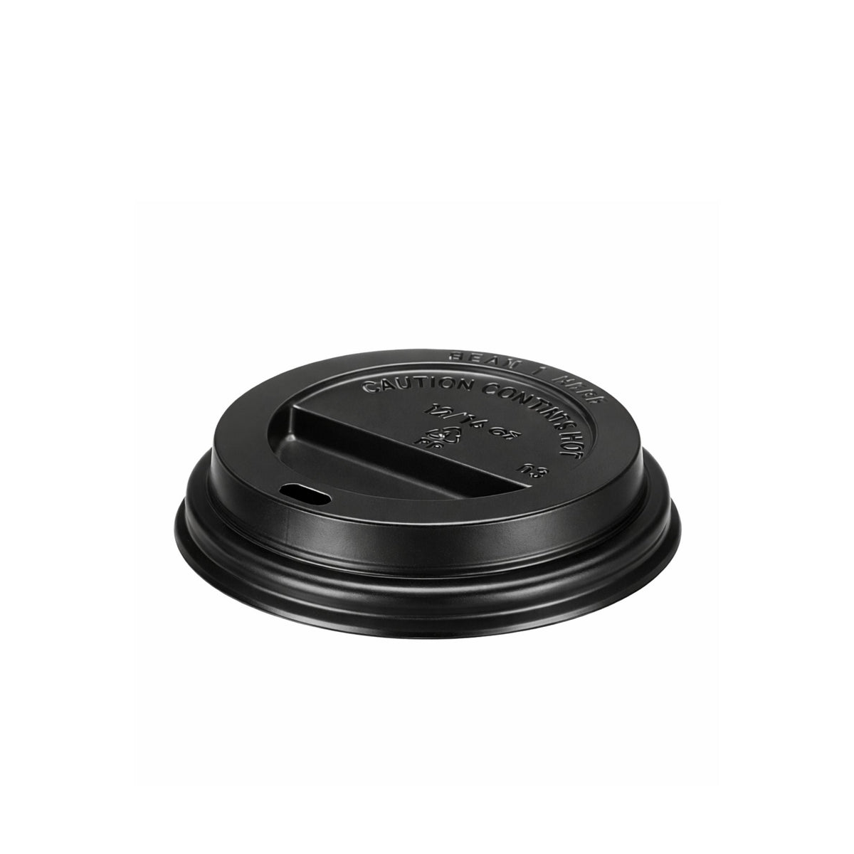 Black Domed Sip-through Lids For 12 - 16oz (1000pcs)