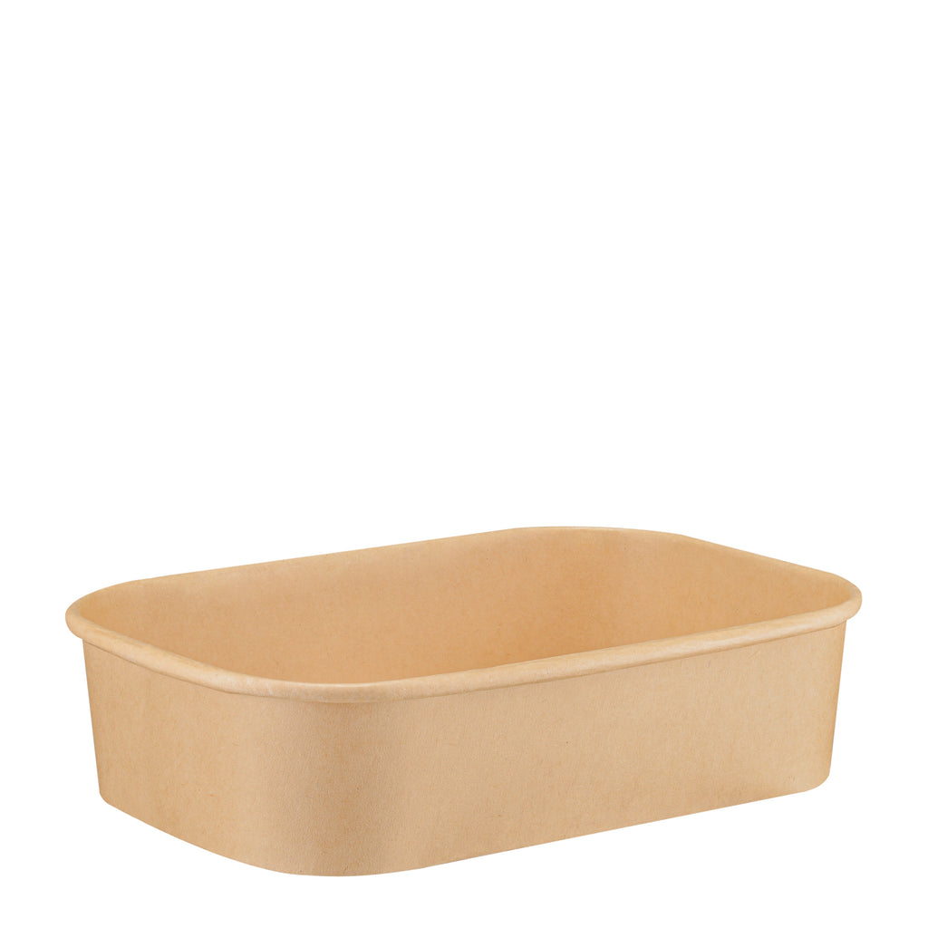 Kraft Rectangular Bowls 500ml (300pcs)
