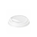White CPLA Sip-through Lids For 12 - 16oz (1000pcs)
