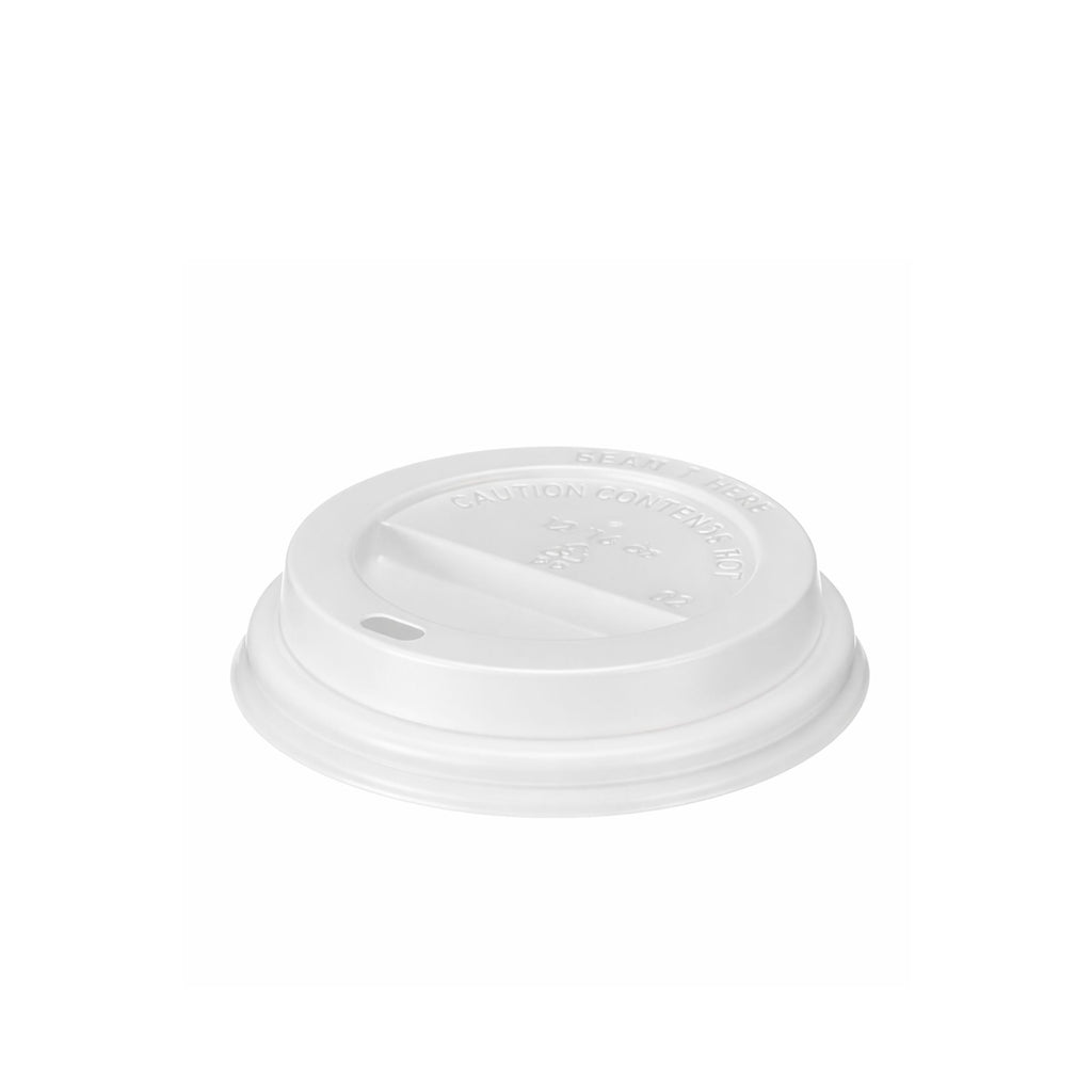 White Domed Sip-through Lids For 12 - 16oz (1000pcs)