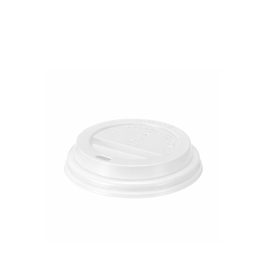 White Domed Sip-through Lids For 6 - 8oz (1000pcs)