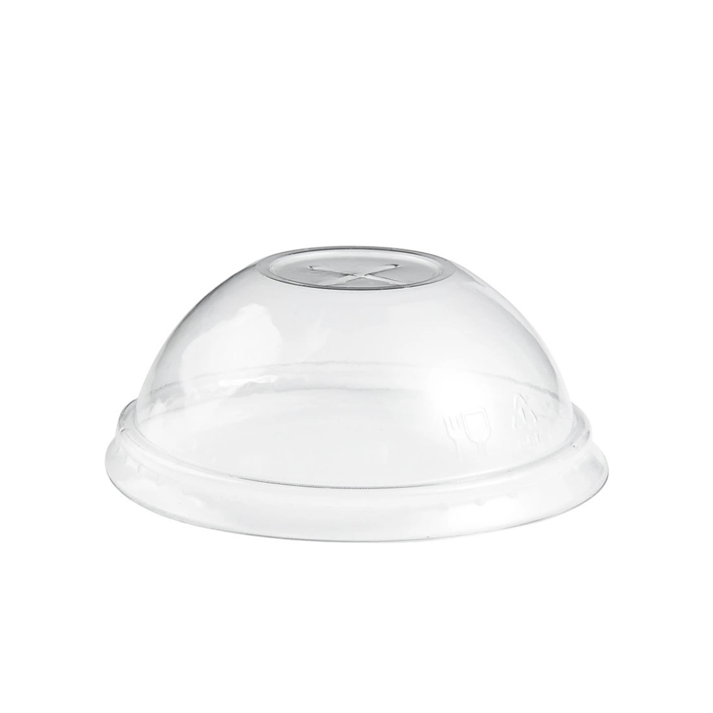 16oz Dome Lids Straw Hole - 98mm Dia (1000pcs)