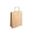 Strong Kraft Twisted Handle Bags (100pcs) - Medium